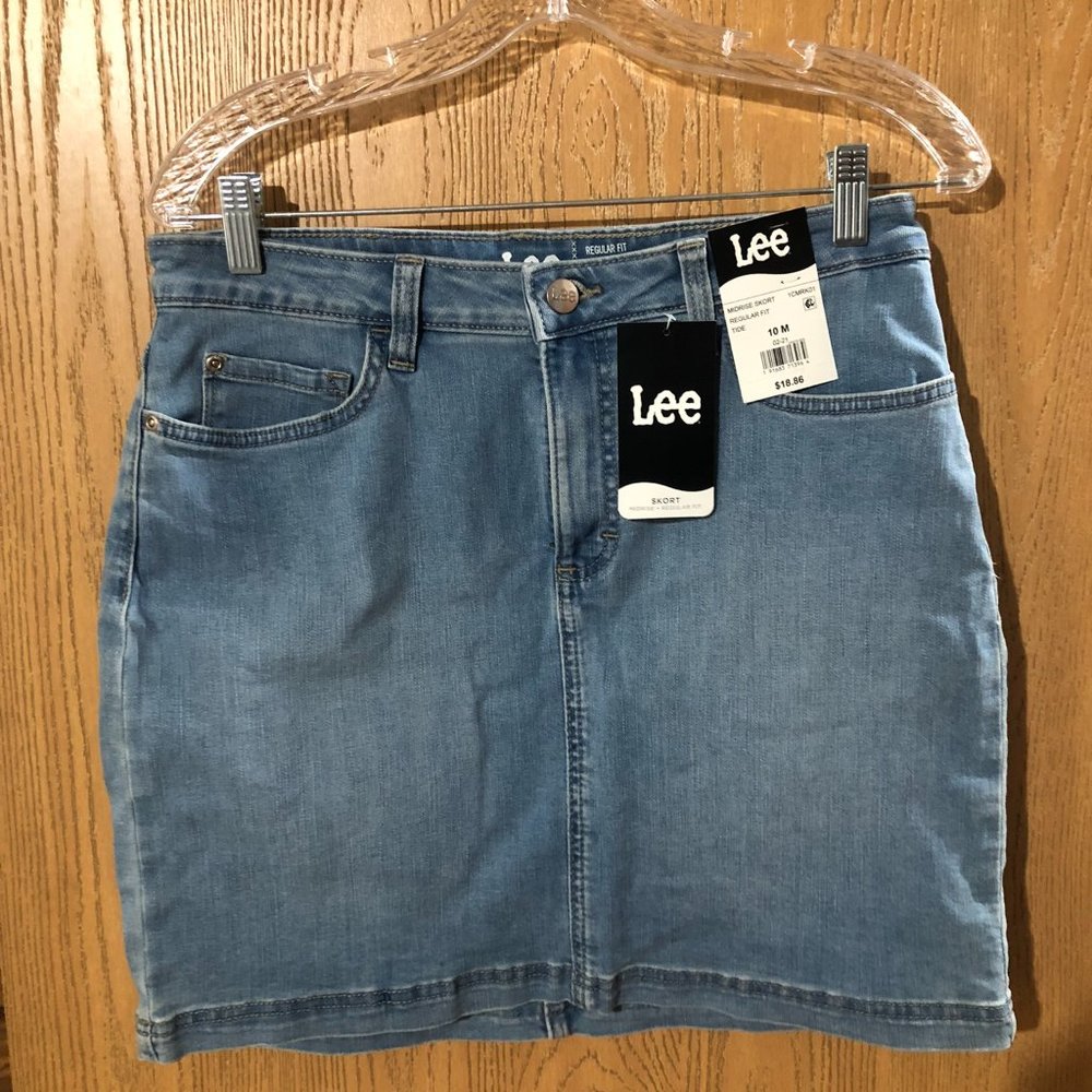 Midrise Jean Skort from Lee